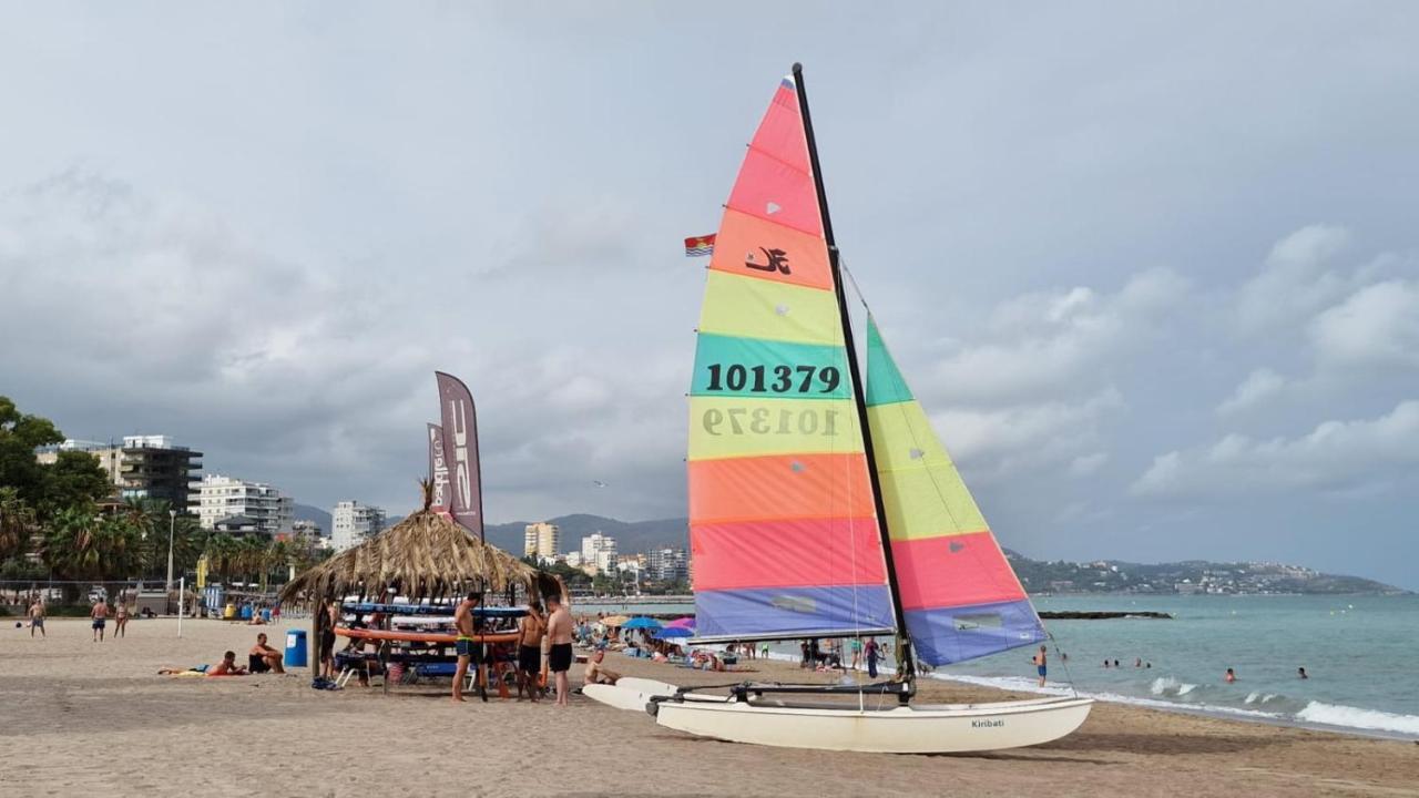 Апартаменты Apartamento De 1 Habitacion Frente Al Mar Y Con Piscina Беникасим Экстерьер фото